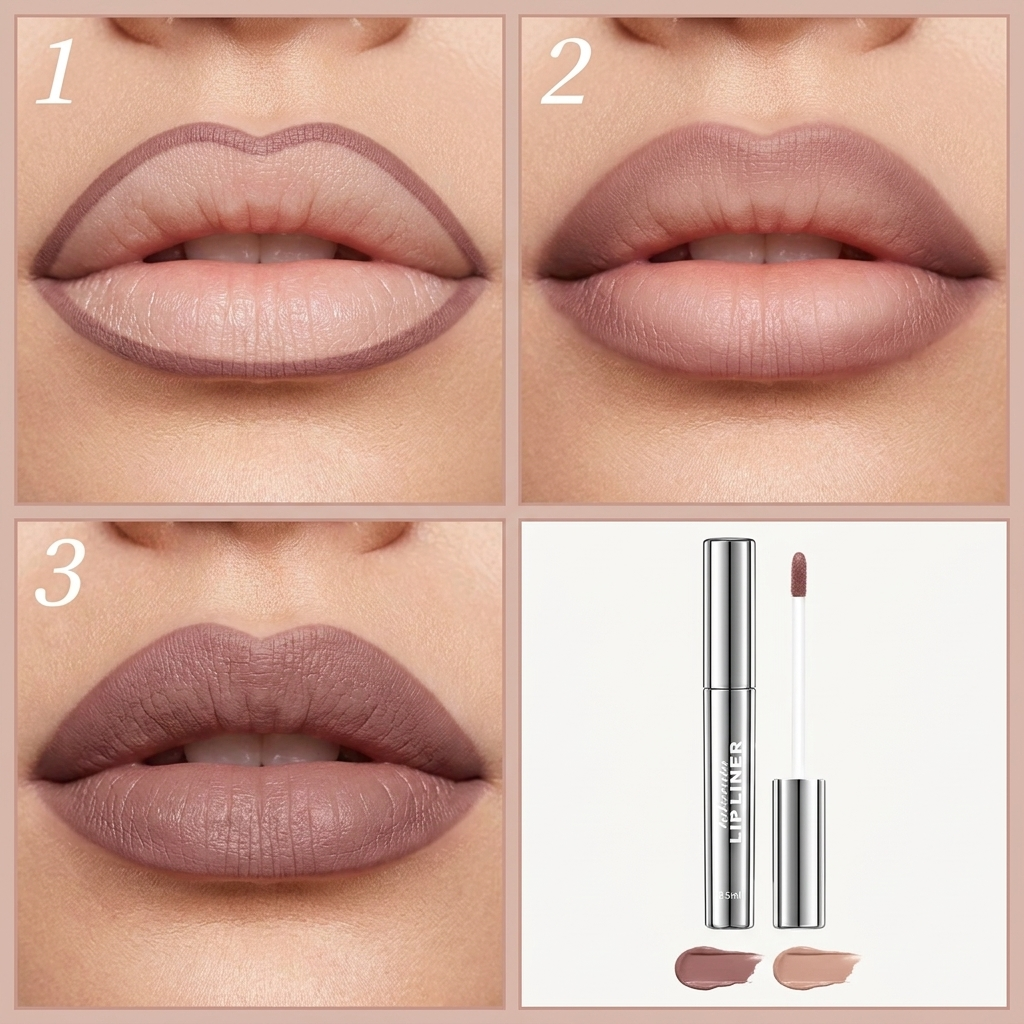 3 looks encre lèvres peel-off Soveya Neutral Mauve